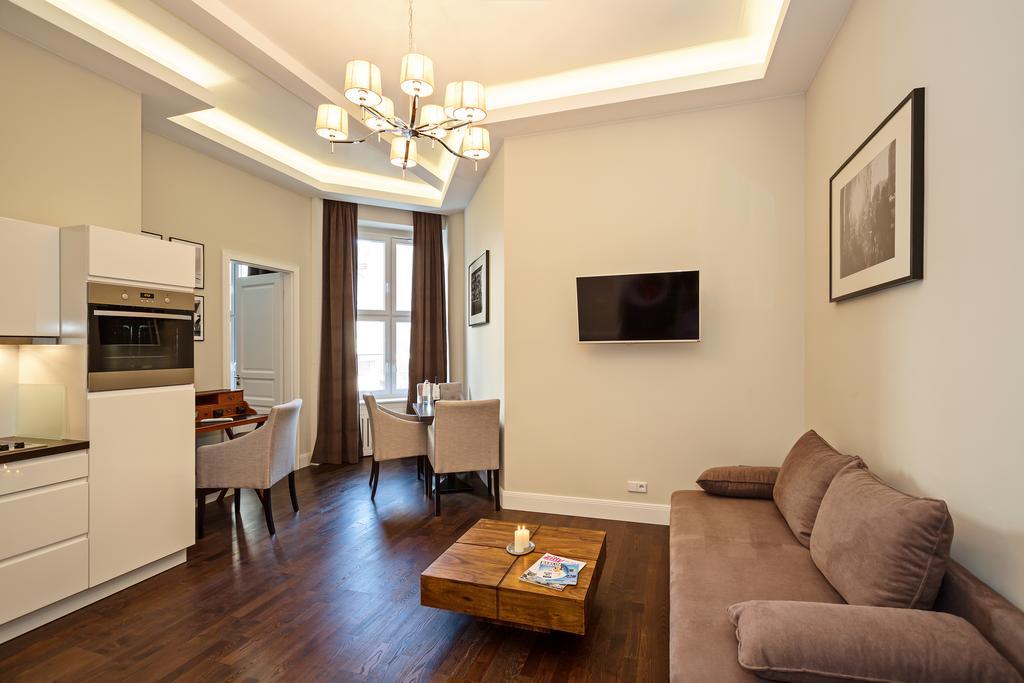 Arabel Design Apartments Berlín Exterior foto A living room with a kitchen