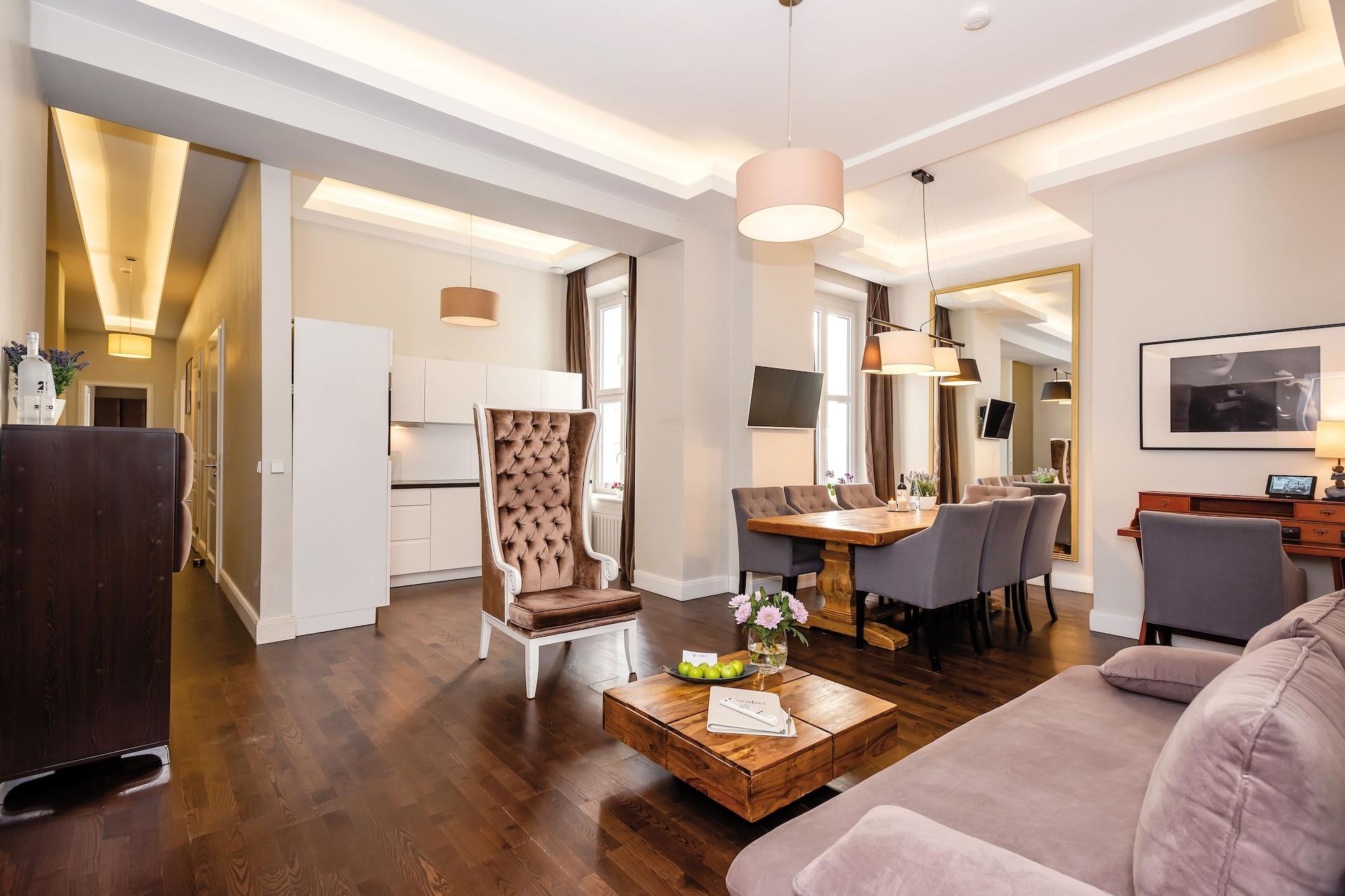 Arabel Design Apartments Berlín Exterior foto Interior of a serviced apartment in Warsaw, Poland
